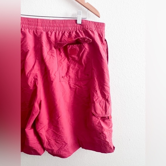 Red Caribbean Swimwear Swim Trunks - Picture 6 of 7